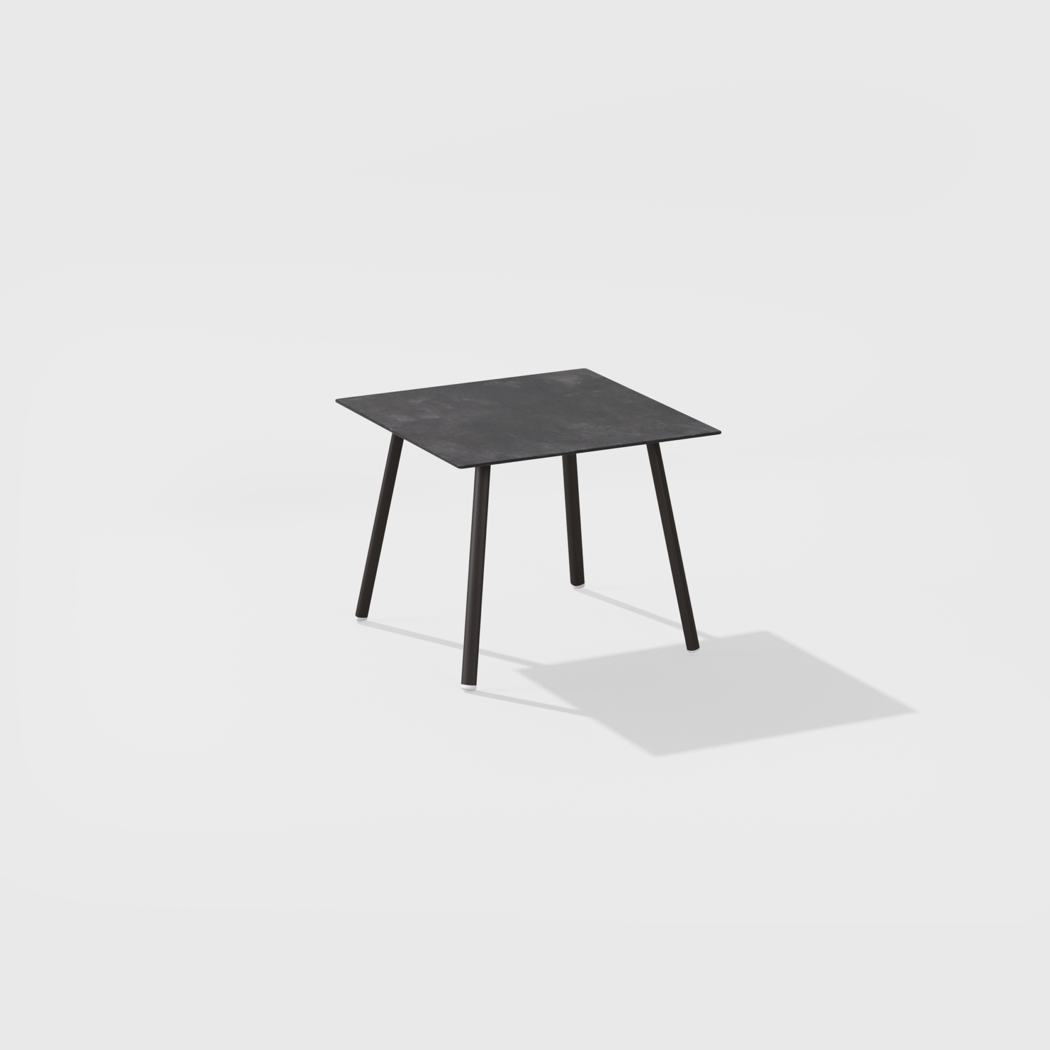 Mosaiko | Low square table with top in porcelain stoneware