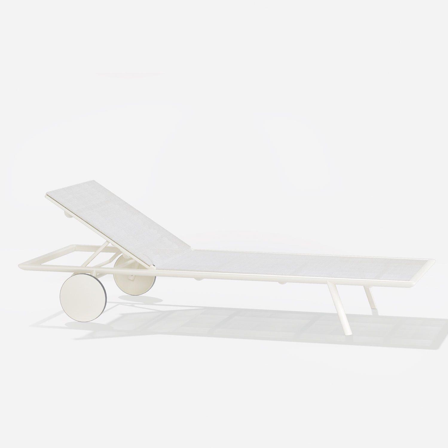 Zebra | Sunlounger with castors