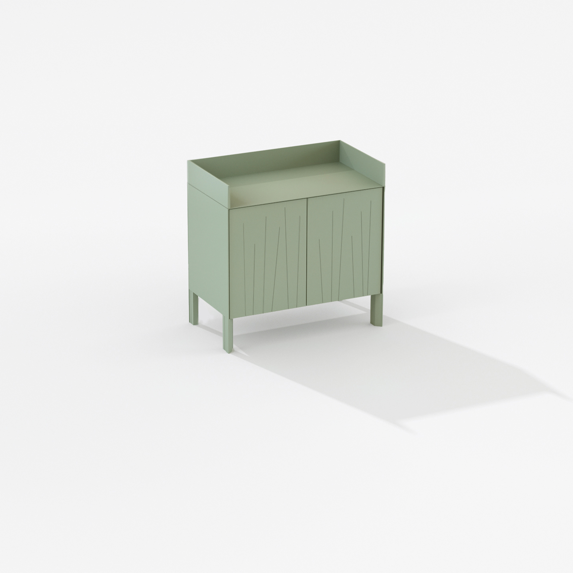 Ninfea | Sideboard with raised edge 90 x 51 x h 92 cm