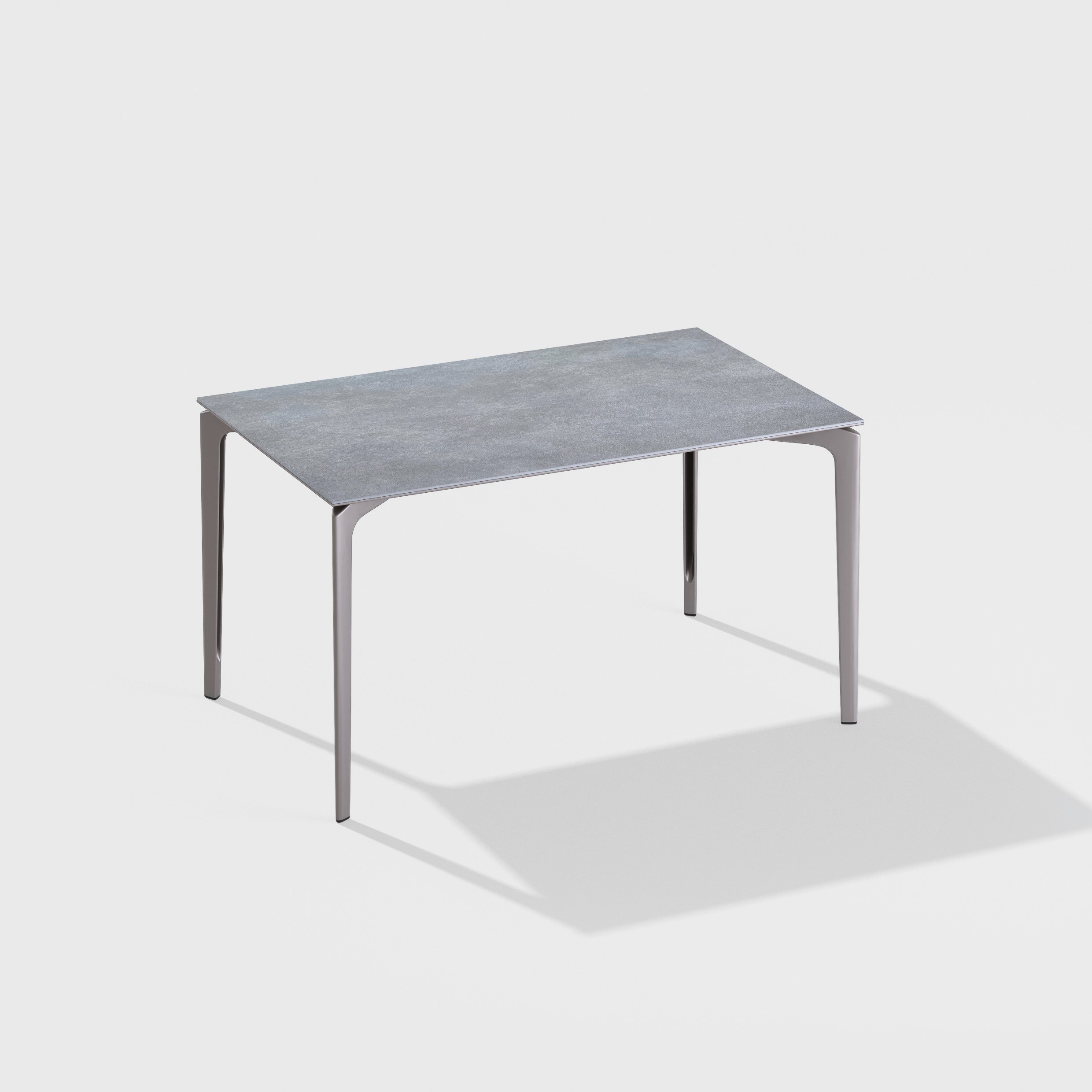 AllSize | Tavolo rettangolare in alluminio verniciato con piano in gres porcellanato 130 x 80 x h 74 cm AllSize | Tavolo rettangolare in alluminio verniciato con piano in gres porcellanato 130 x 80 x h 74 cm
