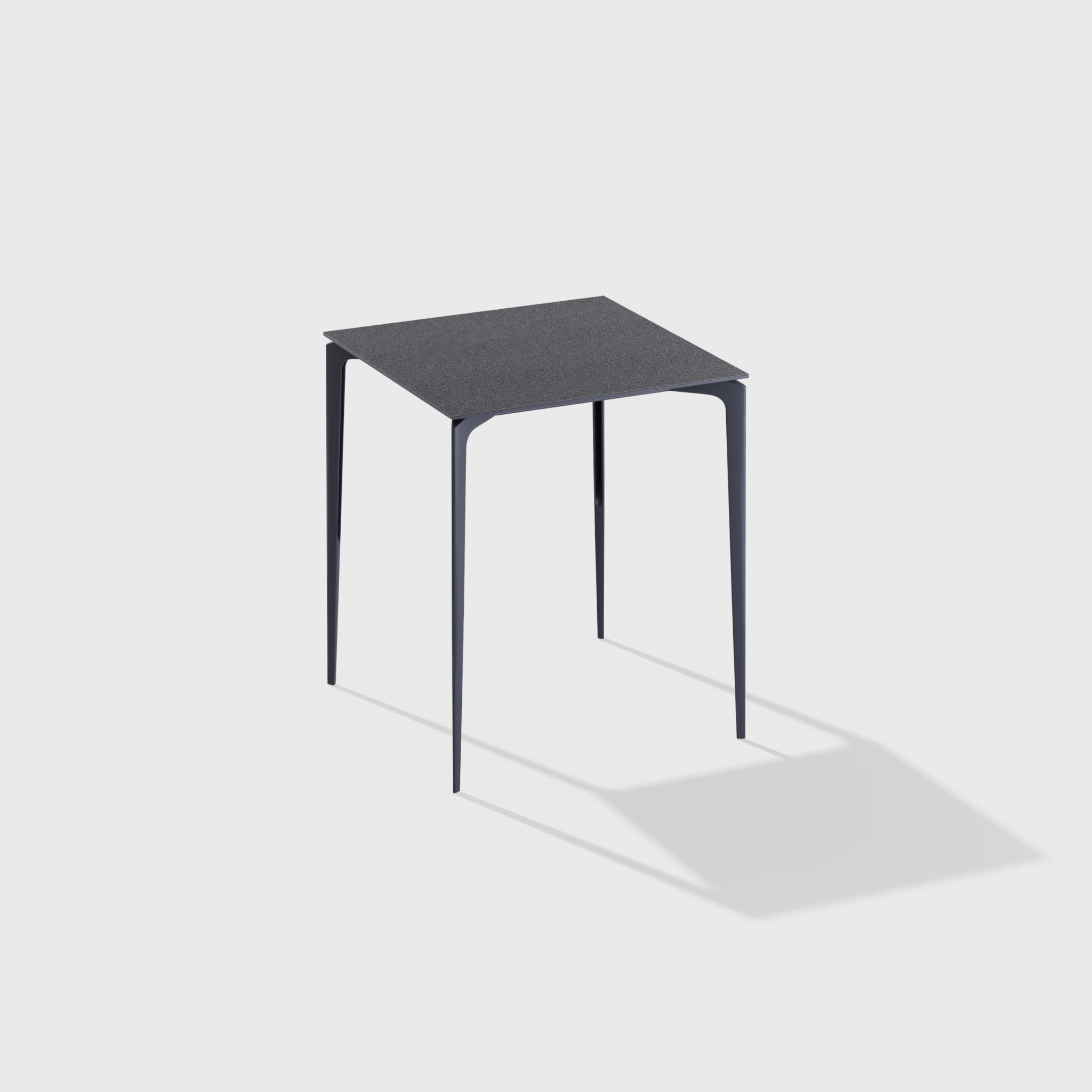 AllSize | Tavolo alto quadrato con piano in alluminio puntinato AllSize | Tavolo alto quadrato con piano in alluminio puntinato