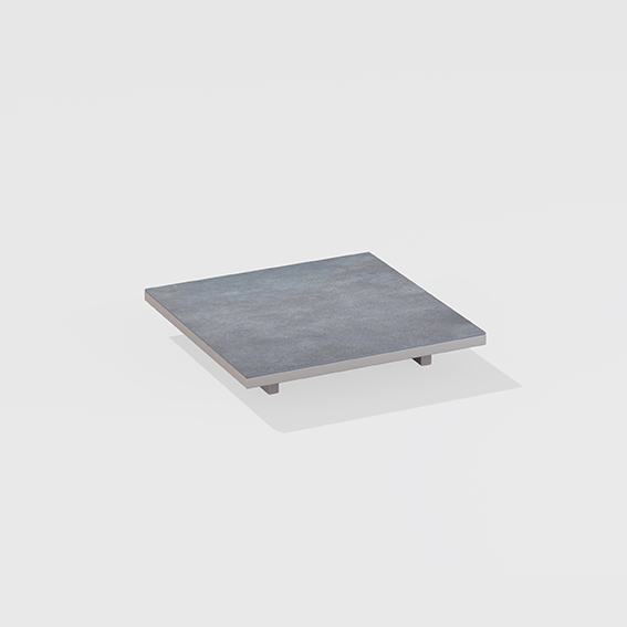 Solaris Evo | Low square table with top in porcelain stoneware 90 x 90 x h 15 cm Solaris Evo | Low square table with top in porcelain stoneware 90 x 90 x h 15 cm