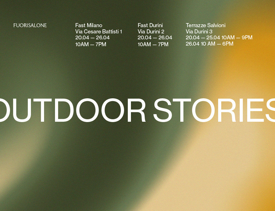 Outdoor stories - Milano design week