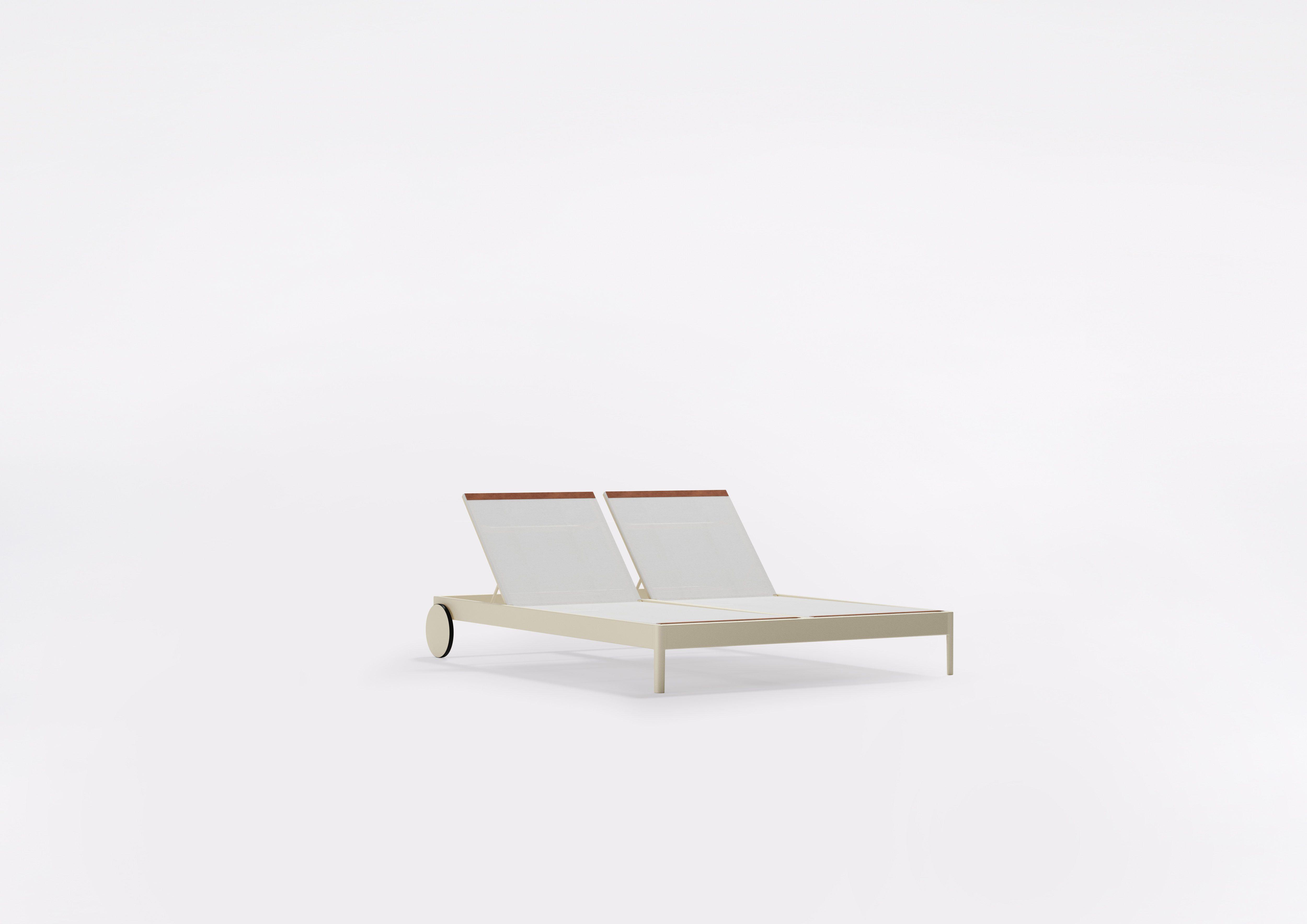 Solaris Evo | Double sunlounger with castors Solaris Evo | Double sunlounger with castors